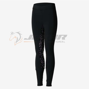 Collants d'équitation pour dames avec soutien à la taille haute Pantalon souple et durable en tissu évacuant l'humidité à séchage rapide et à prise intégrale à vendre - Product Image 3