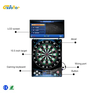 Münz betriebene Darts-Maschine Mit Smart Online elektronischer Dartbrett-Arcade-Spiel automat Mini-Darts-Maschine
