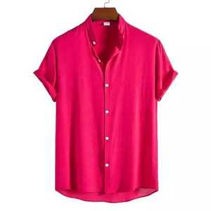Camiseta de calidad única para primavera y verano, camiseta Simple de Fitness, diseño informal, color sólido fresco, precio al por mayor - Product Image 5