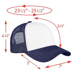 Casquette de baseball à panneau en maille de haute qualité à la mode casquette de cyclisme de sport en maille Design léger Logo personnalisé casquette en maille personnalisée - Product Image 5
