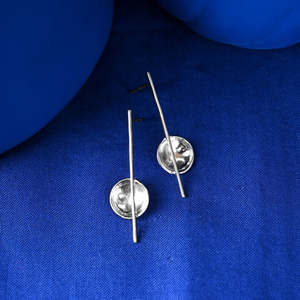 Compre Pendientes de Plata de Ley 925 de Primera Calidad para Mujer, con Oro, Zafiro, Circonita y Perla, Modernos, para Compromiso, Boda, Aniversario, Regalo de Fiesta - Product Image 2