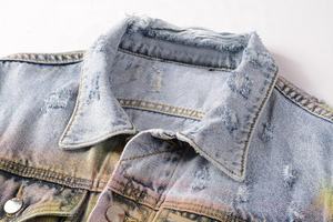 Ventes en gros d'usine 2024, vestes en jean rétro pour hommes de haute qualité, fabricant de vêtements pour moto - Product Image 3