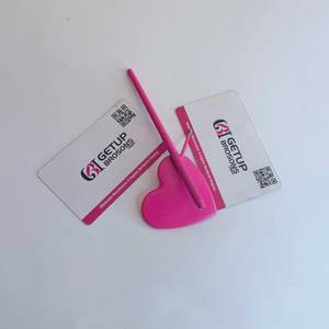 Pinzas para Pestañas GETUP BROSONS IMPEX de Acero Inoxidable, Color Rosa Intenso, Forma de Corazón, Herramienta de Precisión, Logotipo Personalizado - Product Image 2