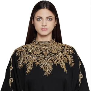 ชุดคลุมยาวสไตล์อาหรับคาฟตันสำหรับงานปาร์ตี้ยาวถึงพื้นผ้าคาฟตันสำหรับใส่ไปงานแต่งงานชุดราตรีชายหาดสไตล์อาหรับ - Product Image 1