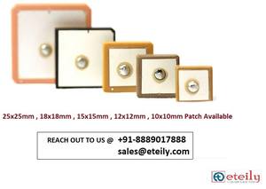 Antena interna compacta de cerámica con GPS, dispositivo de alta precisión, 18x18, hecho en la India - Product Image 2