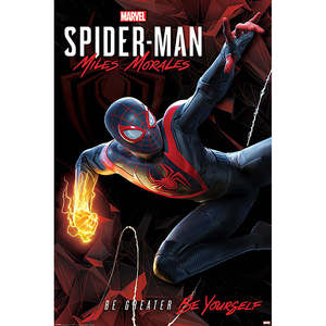 Póster Moderno de Spiderman de Marvel Comics, Diseño de Miles Morales, Arte de Pared en Papel - Product Image 1
