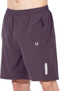 Lot de 3 shorts de sport ultra performants personnalisés pour hommes 100% coton, short de sport d'entraînement décontracté teint en couleur unie, écologique. - Product Image 5
