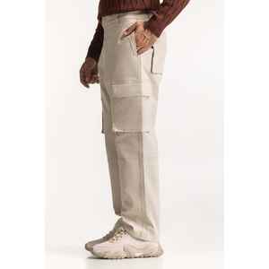 Pantalones de Lona Ligeros y Modernos MN-TRC-WS24-005 de Corte Recto, Talla XL, con Logotipo Personalizable - Product Image 3