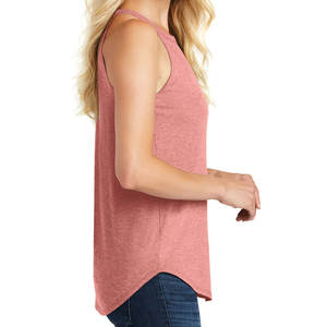 100% algodón transpirable moda Yoga camiseta sin mangas sin costuras dobladillo redondo Camiseta sin mangas - Product Image 6