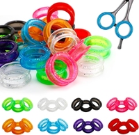 Outils de coiffeur et de barbier en silicone personnalisés essentiels pour l'épilation des chats et des animaux de compagnie bagues de doigt poignées Inserts outils de toilettage