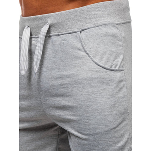 Pantalones cortos de verano ligeros para hombre en tejido transpirable con cintura con cordón ideal para actividades de playa y ropa casual - Product Image 6