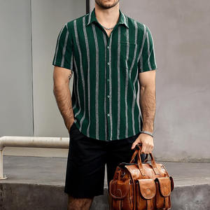 2024 nouveauté chemises de vacances très exigeantes 100% coton fait chemises de vacances respirantes pour hommes - Product Image 3