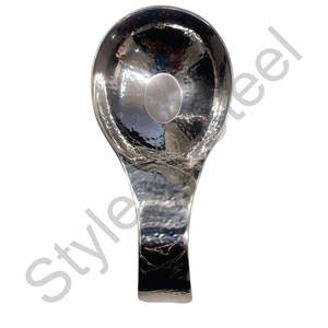 Cuillères de service martelées de qualité supérieure en acier inoxydable pour une cuisine raffinée et des repas de tous les jours Conception unique de cuillère de service - Product Image 2