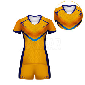 Maillot et short de volley-ball personnalisés en matériau léger et respirant pour les jeux d'intérieur et d'extérieur - Product Image 6