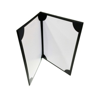 New Custom Logo Document Holder Leather Certificate Holder File <b>Folders</b> - Product Image 1