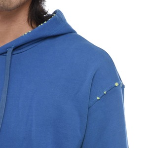 Sudadera con Capucha para Hombre, OEM, de Alta Calidad, 100% Poliéster, 360gsm, Transpirable, de Secado Rápido, con Diseño Desgastado, para Invierno, con Patrón Sólido - Product Image 5