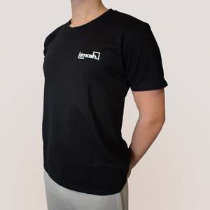 Camiseta de algodón para hombre Smash negra con logo pequeño M - Product Image 4