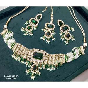 Collar de Gargantilla de Boda Chapado en Oro con Moissanita en Forma de Corazón de 481 CC - Product Image 5