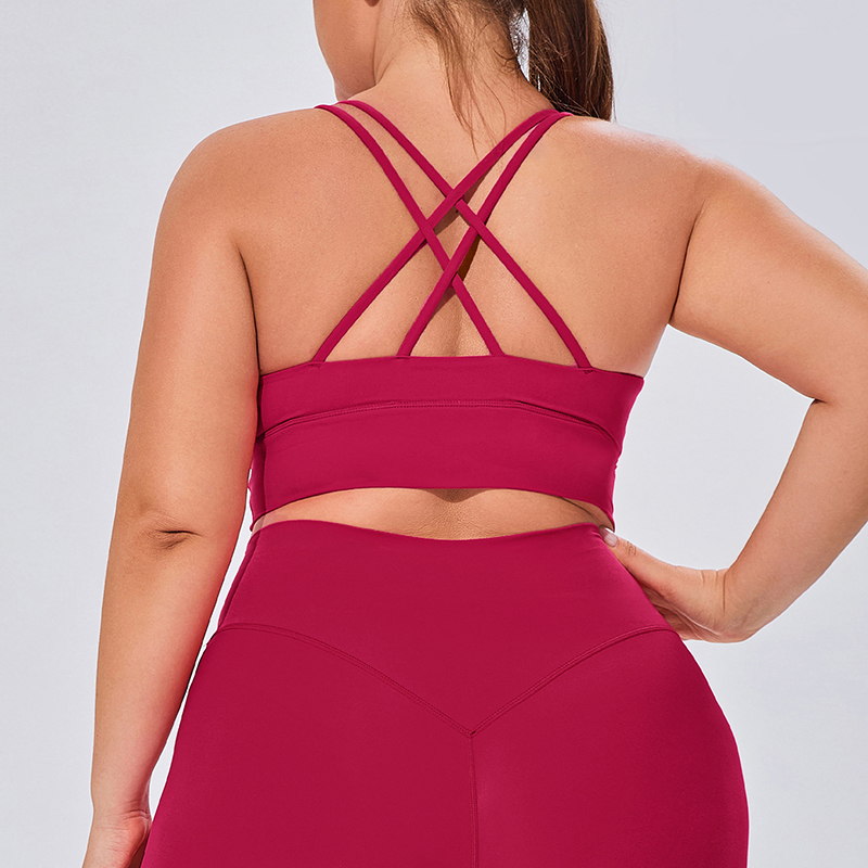 Sujetador-Rojo frambuesa