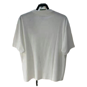 Camiseta de media manga corta informal deportiva de algodón 100%, diseño sólido para baloncesto, entrenamiento físico, 280g, serigrafía de punto - Product Image 4