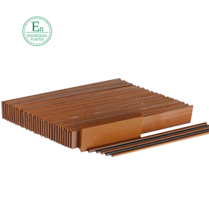 Foglio di poliimmide di <span class=keywords><strong>plastica</strong></span> della materia prima del bordo PI foglio di poliimmide Vespel SP1 antistatico personalizzato 12.7x254x127mm - Product Image 5