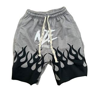 Nuevos pantalones cortos de verano personalizados para hombre al por mayor pantalones cortos tejidos de punto transpirables con estampado de farol de alta calidad - Product Image 4