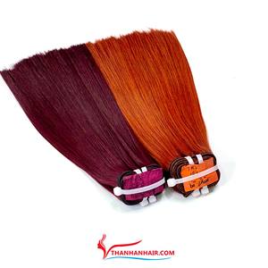 Prix de gros Paquet de cheveux brillants texture de couleur chaude droite fournisseur fiable meilleurs extensions de cheveux bruts vietnamiens lisses - Product Image 1