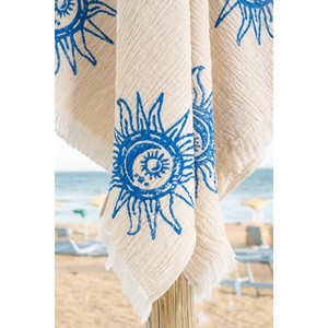 Serviette en mousseline de coton 100% biologique Varol - Motif original Heliona - Product Image 5