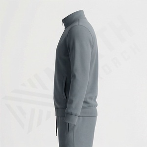 Ensemble de survêtement élégant pour homme, alliant un look sportif et un matériau durable, idéal pour les séances de fitness, les journées décontractées, le jogging et les activités sportives. - Product Image 3