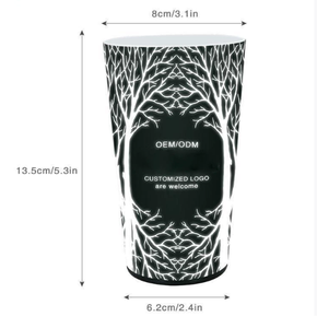 Vaso de plástico personalizado con luz LED activada por agua, baterías reemplazables, logotipo impreso, artículos de bar para discotecas, eventos, regalos - Product Image 3