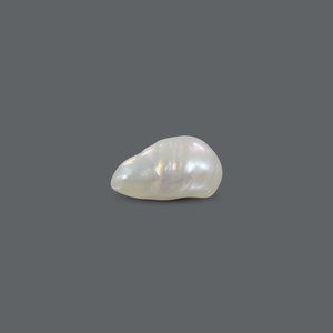 Perles blanches naturelles en vrac de 7-8 mm pour la fabrication de bijoux - Product Image 1