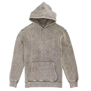Sudadera con capucha de lana de algodón 100 Heavyeight de 400gsm de gran tamaño para hombre - Product Image 4