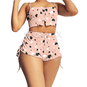 Pantalones cortos de yoga con estampado de verano Moda Casual Bodycon Gym Sport Shorts para mujeres Mejor venta 2024 - Product Image 1