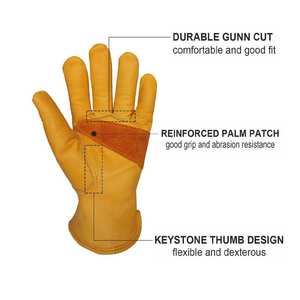 Contrôle de précision et dextérité des doigts pour les professionnels - Gants de travail antidérapants avec surface texturée - Gants de travail sécurisés - Product Image 6