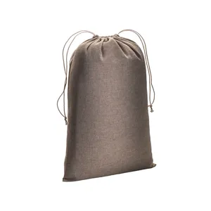 Sacchetti Sportivi Sostenibili con Coulisse in Cotone Riciclato, Borsa Regalo per Gadget Promozionali - Product Image 1