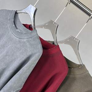 Customizable <b>Men</b> Autumn Sweatshirt Full Sleeves Casual Wear Breathable Lightweight 100% Cotton Eco-Friendly Puff Printing 2 Pcs - Product Image 3