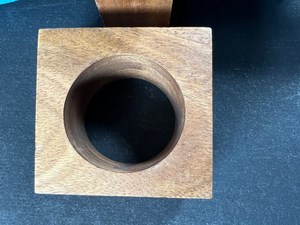 แหวนไม้ตกแต่งบ้านสวยงานแต่งงานสํานักงานโรงแรมไม้ขัด Macrame แหวนไม้สําหรับห้องครัวร้านอาหารคุณภาพสูง - Product Image 6