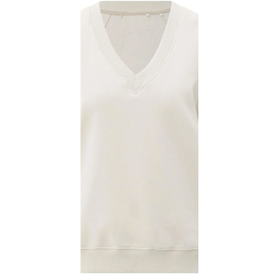 เสื้อสเวตเชิ้ตผู้หญิงคอวีทรงโอเวอร์ไซส์ น้ำหนัก 340 กรัม ผ้าฟลีซ สำหรับฤดูหนาว ระบายอากาศได้ดี เป็นมิตรกับสิ่งแวดล้อม ปักลาย ผสมโพลีเอสเตอร์/คอตตอน แขนยาว - Product Image 3
