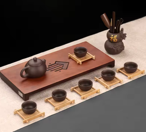 Vente en gros de sous-verres carrés en bambou naturel Tapis écologiques faits à la main pour la maison, la cuisine et la cérémonie du thé fabriqués au Vietnam - Product Image 4