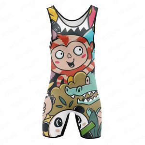 เสื้อกล้ามนักมวยปล้ำแบบตัดต่ำของผู้ชายสำหรับวัยรุ่นและผู้ใหญ่เสื้อกล้ามยกน้ำหนักออกแบบได้ตามต้องการ - Product Image 3