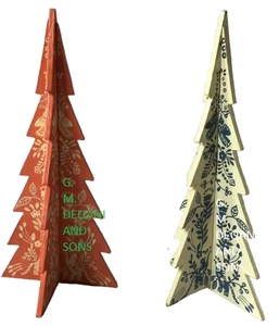 Handcrafted Traditional Kashmir Christmas <b>Tree</b> <b>Stand</b> for Indoor Holiday Decoration Display - Product Image 3