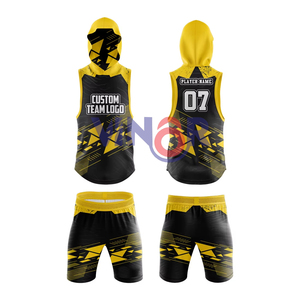 Uniforme de football 7v7 avec logo et numéros d'équipe, design optimal, qualité supérieure, uniforme de compression 7v7, uniforme 7 sur 7, service OEM - Product Image 3