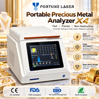 Machine de test de pureté de l'or pour la vérification des métaux précieux des bijoux avec analyse d'éléments par XRF et système informatique intégré