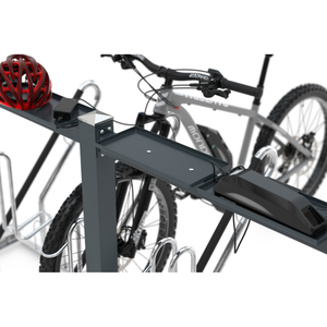 Modulo di ricarica per rastrelliere per biciclette, B 1100 mm, alluminio verniciato a polvere - Product Image 5