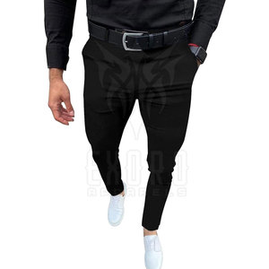 Pantalon décontracté léger pour homme, coupe ajustée, coton et polyester, haute qualité, nouvelle arrivée en ligne, best-seller - Product Image 1
