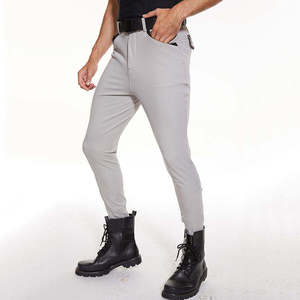 Pantalones de Equitación para Hombre, Elegantes y Transpirables, con Agarre de Silicona en las Rodillas, para Entrenamiento en Establos y Competición - Product Image 6