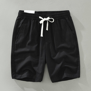 Venta al por mayor de pantalones cortos esenciales de alta calidad con logotipo personalizado de lana informal de corte suelto pantalones cortos de algodón de rizo francés para hombres - Product Image 5