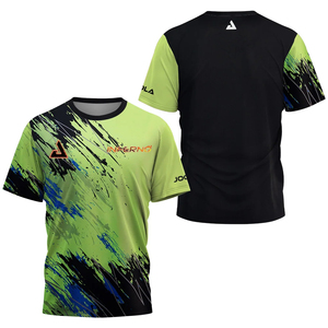 Camiseta Deportiva de Manga Corta para Hombre, Nueva Colección 2025, Estampado Floral, Secado Rápido, para Tenis de Mesa y Bádminton - Product Image 5