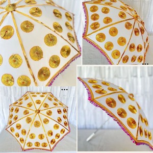 Parapluie décoratif blanc pour la décoration intérieure Halloween Diwali Ramadan Haldi Mehendi Sangeet Parasol Backdrop-pour la Saint-Valentin - Product Image 2