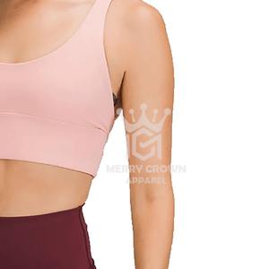 Sujetador deportivo Reversible sin costuras de alta calidad para mujer, ropa de gimnasio transpirable con logotipo frontal de talla grande, entrenamientos de Yoga y Fitness - Product Image 6